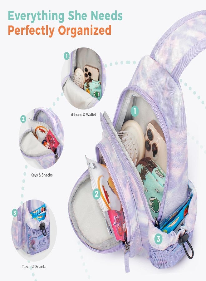 Choco Mocha حقائب كتف للبنات بنقشة شوكو موكا، حقائب كروسبودي للأطفال من عمر 8 إلى 12 سنة، حقائب يد للبنات، هدايا عيد الميلاد، يونيكورن - Image 3